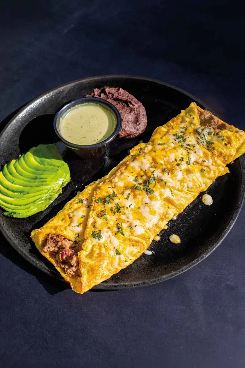 Omelette Asado de Tacos Hermanos