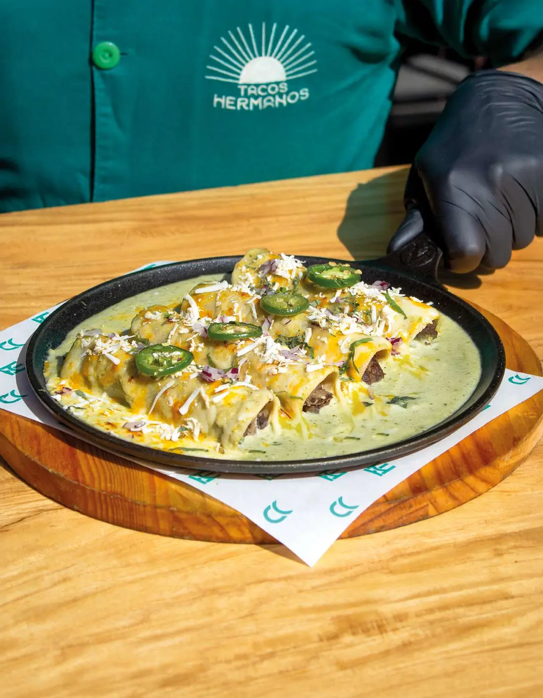 Tacos Bañados de Tacos Hermanos