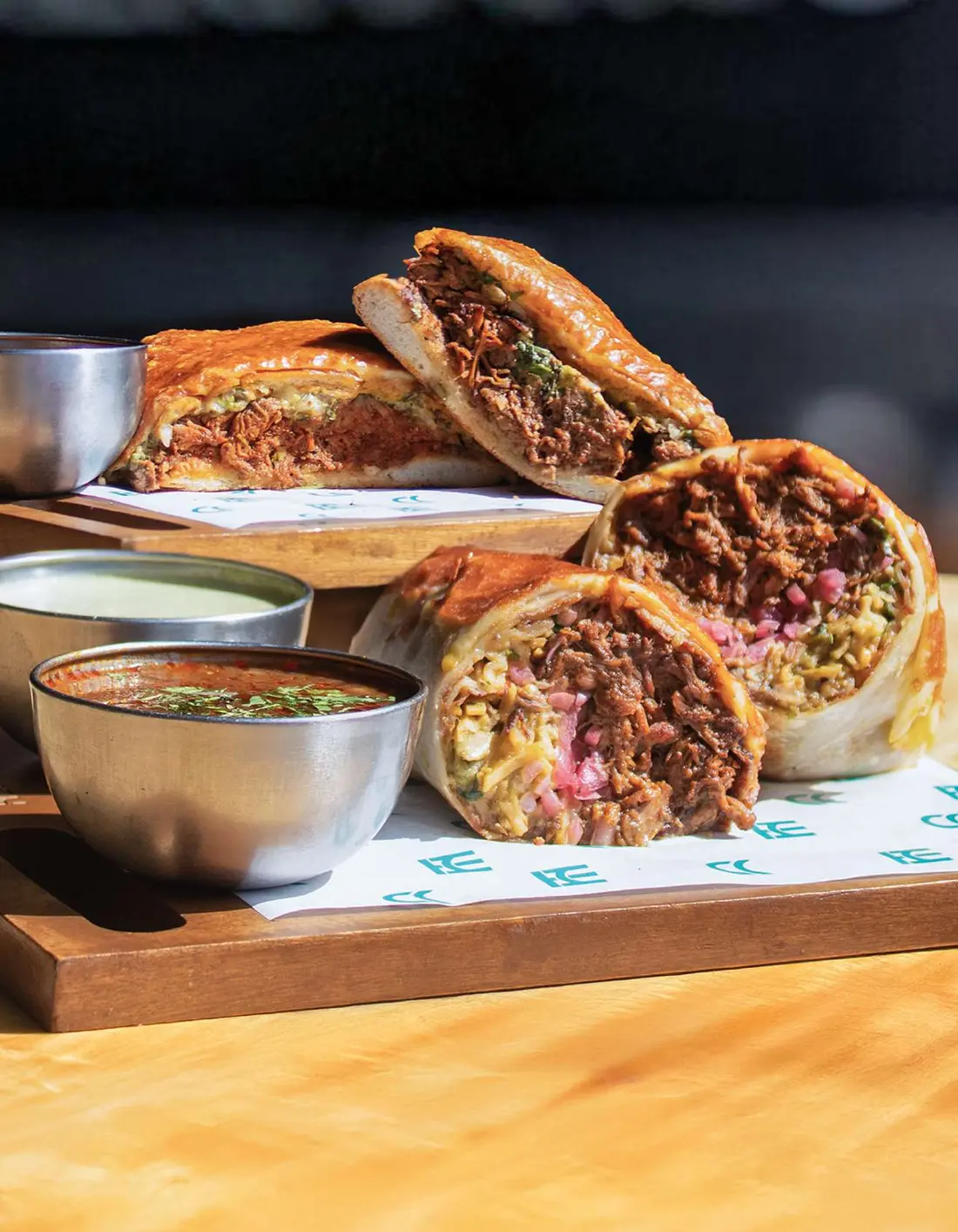 Torta Birria, Burro de Birria de Tacos Hermanos
